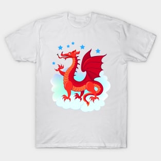 Fantastic red dragon T-Shirt